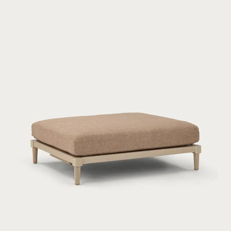Pouf Ophelia, tissu Harris Tweed Marmelade Ma boutique
