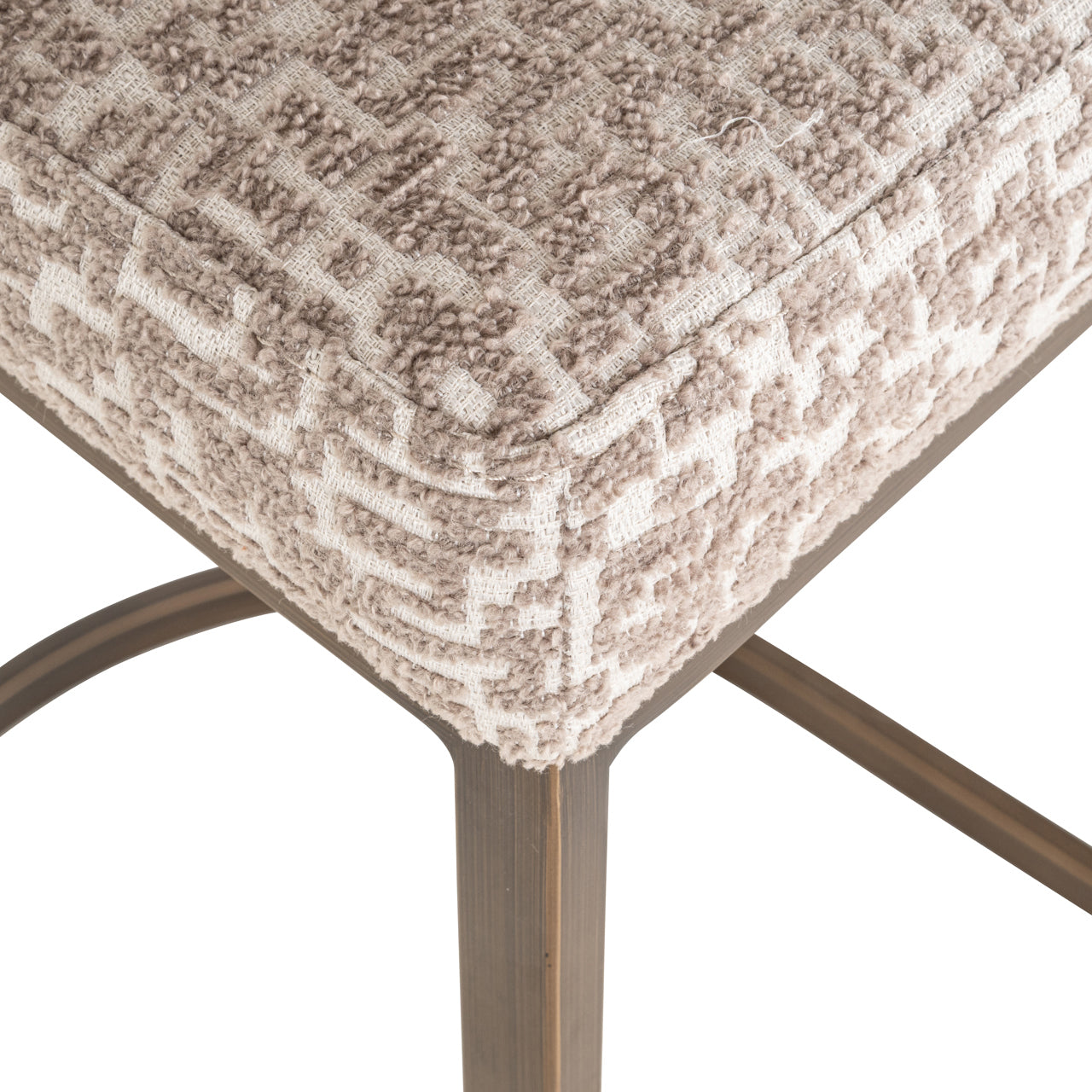 Bar stool Bolton natural geo (Set of 2)