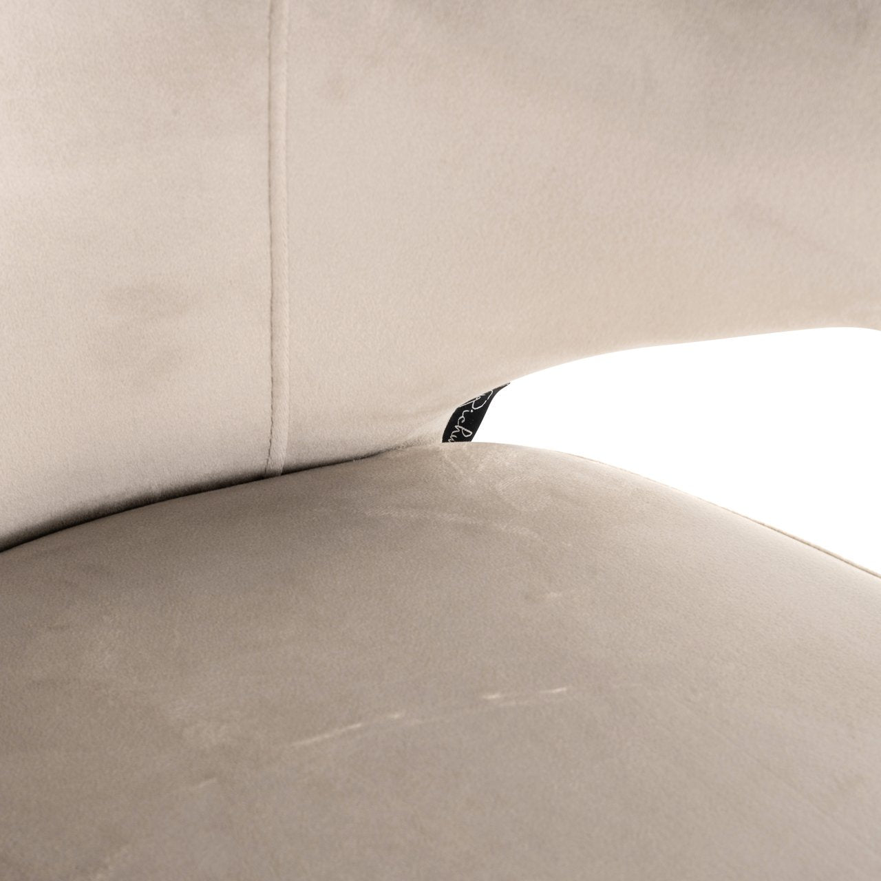 Dining chair Xandra khaki velvet