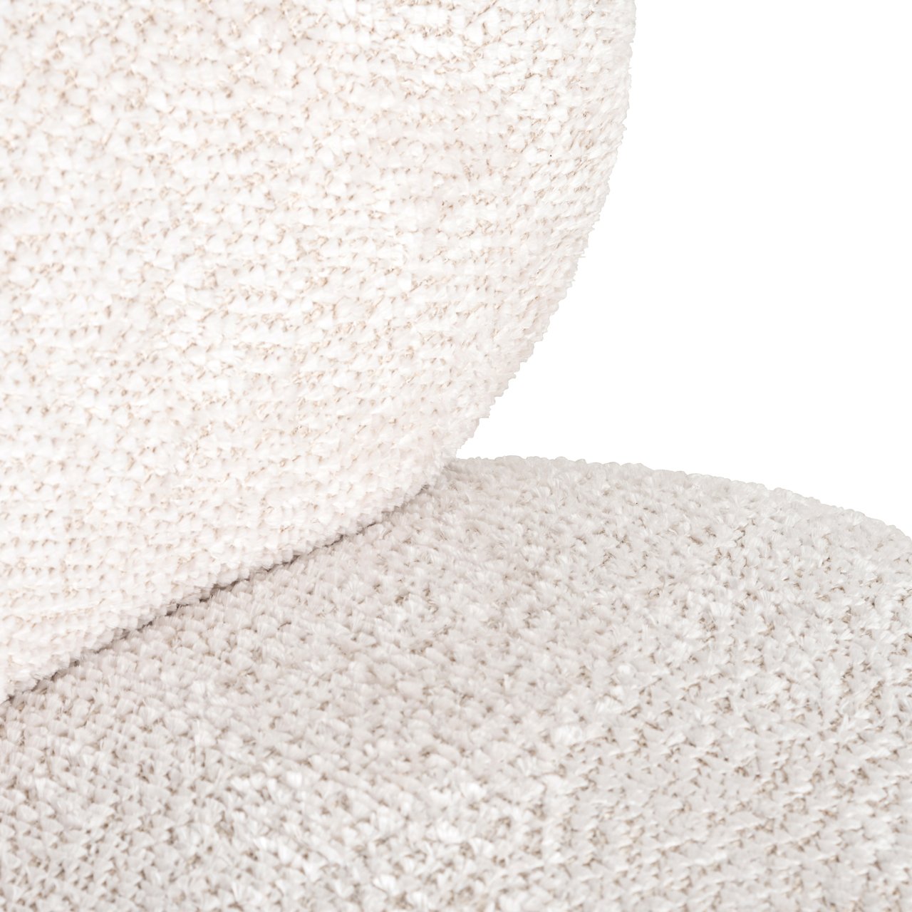 Lounge chair Jace lovely cream swivel