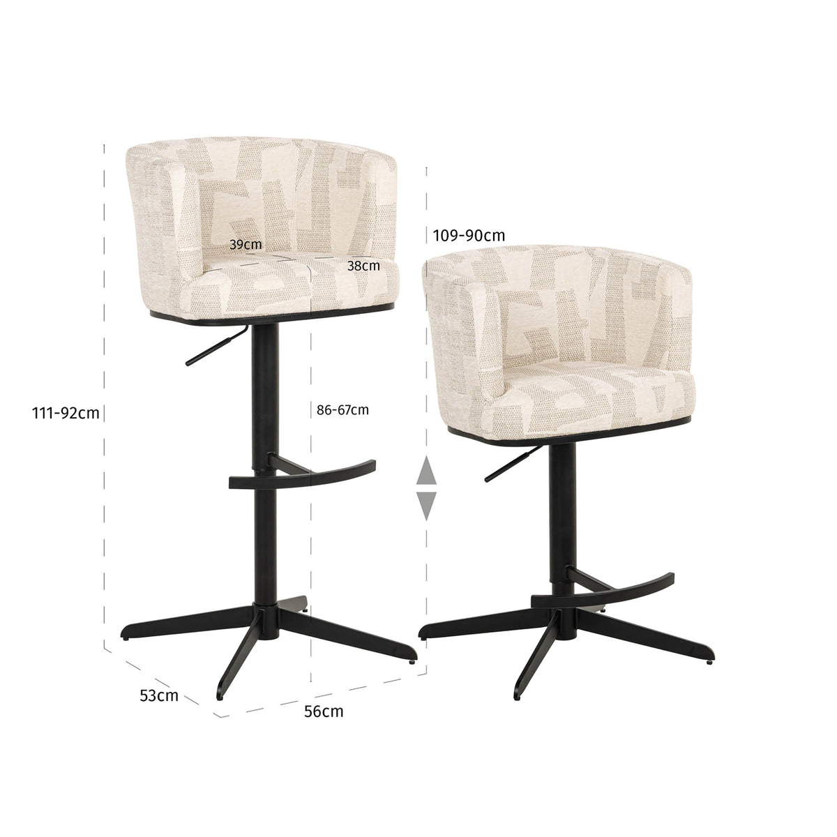 Tabouret de bar|Tabouret de comptoir