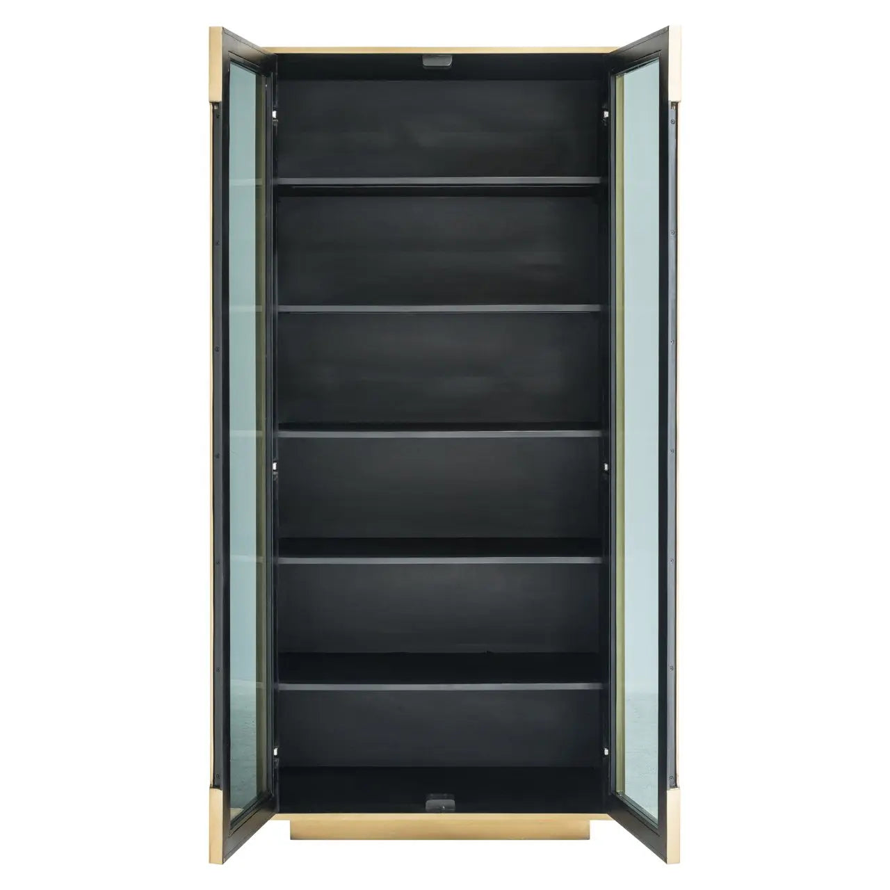 Storage cabinet Finsbury black/gold