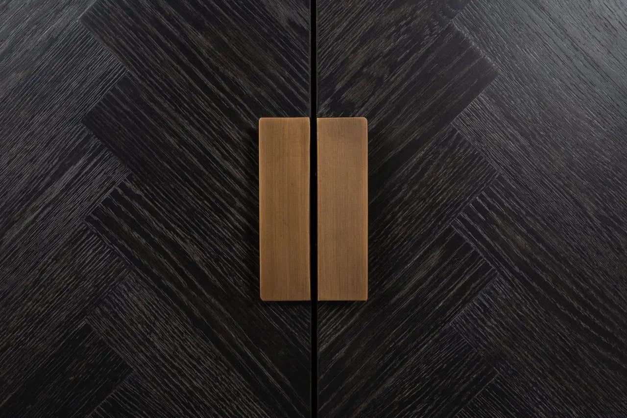 TV cabinet Blackbone Brass black rustic 200