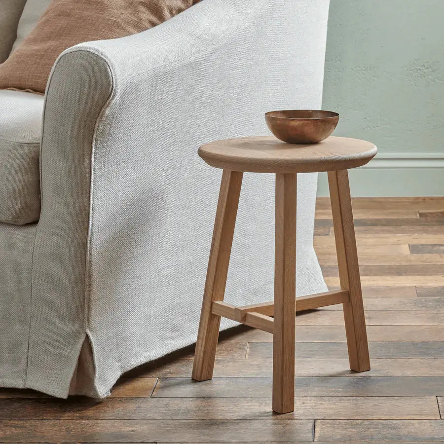 Tabouret Rond Northwich, Chêne Naturel Ma boutique