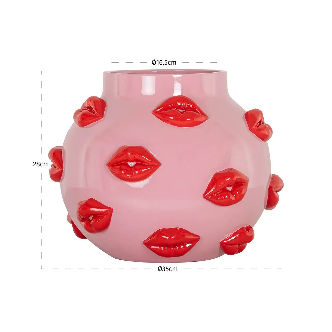 Vase Loth pink