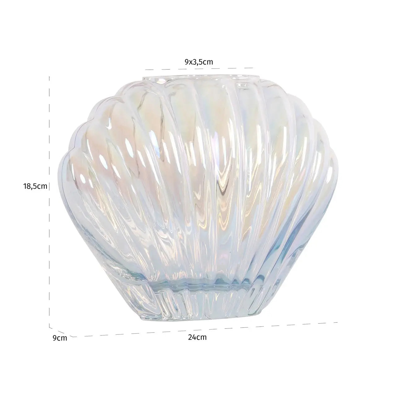 Vase Shelby iridescent