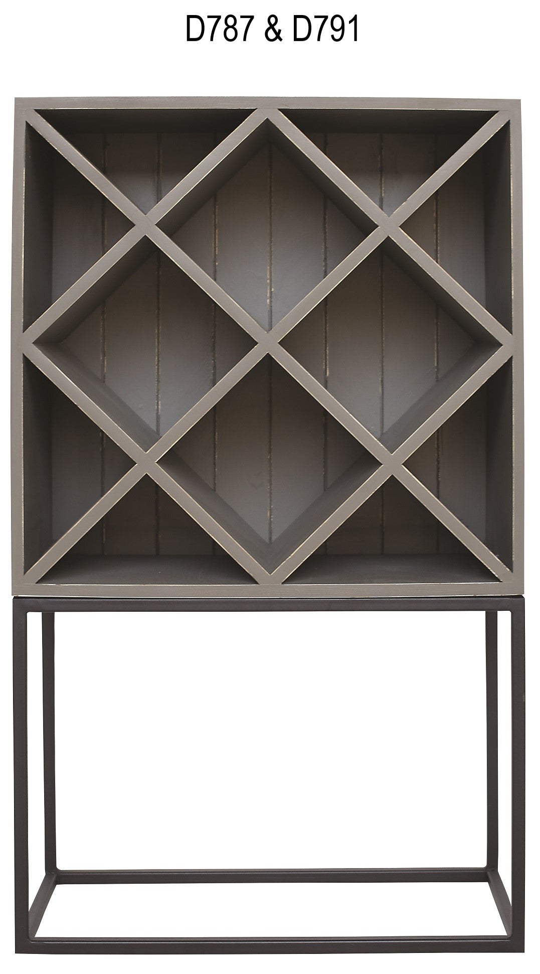 Module Arthus D787 en pin, casier à vin 48 bouteilles, vue officielle 3.