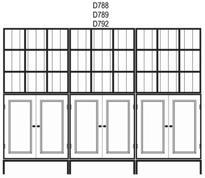 Module Arthus D788 en pin, casier à vin 54 bouteilles, vue officielle 3.