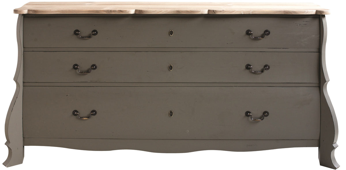 Commode Charlotte D797, 187 × 50 × 90 cm, vue officielle 1. Autres meubles et décoration vendus séparément.