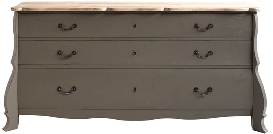 Commode Charlotte D797, 187 × 50 × 90 cm, vue officielle 1. Autres meubles et décoration vendus séparément.