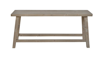 Banc Monastère D810, format 100 × 30 × 44 cm, vue officielle 1. Autres meubles et décoration vendus séparément.