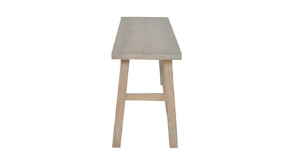 Banc Monastère D810, format 100 × 30 × 44 cm, vue officielle 3. Autres meubles et décoration vendus séparément.