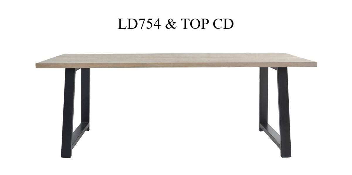 Plateau de table à chant droit CD, format 150 × 150 × 4 cm, vue officielle 6. Autres meubles et décoration vendus séparément.