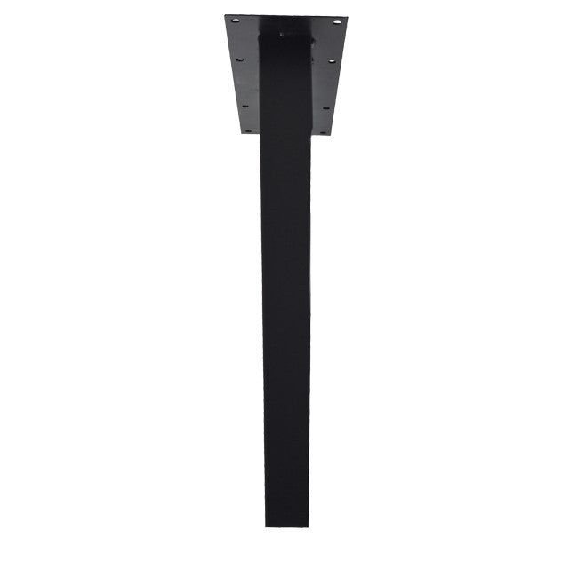 Pieds de table métalliques Trapèze, lot de 2 LD754, format 99 x 74 (section metal 8x4 cm), vue officielle 2. Autres meubles et décoration vendus séparément.