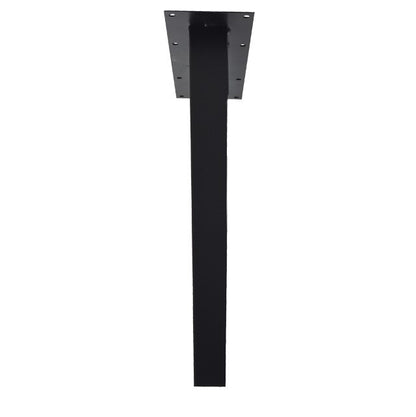 Pieds de table métalliques Trapèze, lot de 2 LD754, format 99 x 74 (section metal 8x4 cm), vue officielle 2. Autres meubles et décoration vendus séparément.