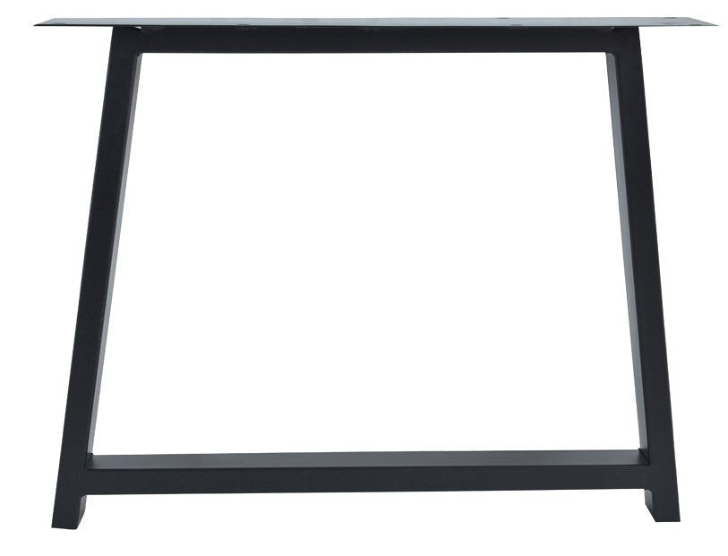 Pieds de table métalliques Trapèze, lot de 2 LD754, format 99 x 74 (section metal 8x4 cm), vue officielle 1. Autres meubles et décoration vendus séparément.