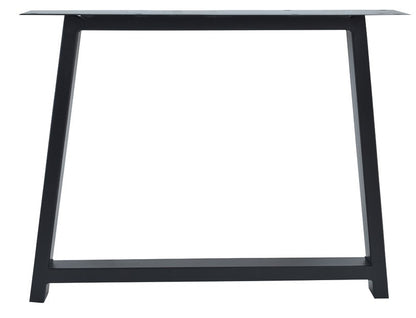 Pieds de table métalliques Trapèze, lot de 2 LD754, format 99 x 74 (section metal 8x4 cm), vue officielle 1. Autres meubles et décoration vendus séparément.