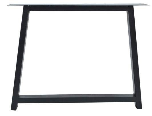 Pieds de table métalliques Trapèze, lot de 2 LD754, format 99 x 74 (section metal 8x4 cm), vue officielle 1. Autres meubles et décoration vendus séparément.