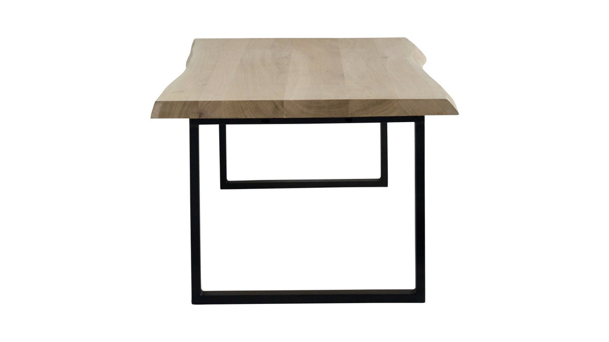 Table basse Harlem en chêne D872C, 120 × 60 × 40 cm, vue fabricant 2. Autres meubles et décoration vendus séparément.