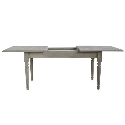 Table à rallonges Marceau D068EXT, format 140 × 80 × 78 cm, vue officielle 2. Autres meubles et décoration vendus séparément.
