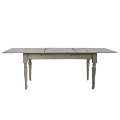 Table à rallonges Marceau D068EXT, format 140 × 80 × 78 cm, vue officielle 3. Autres meubles et décoration vendus séparément.