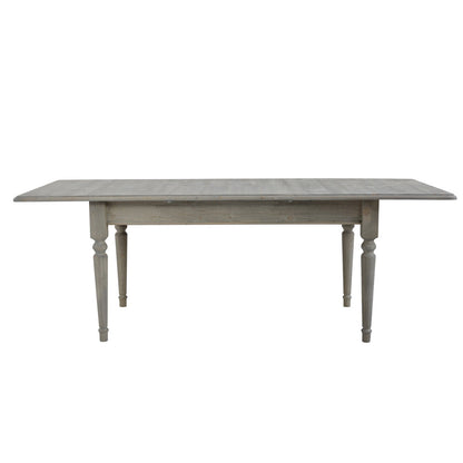 Table à rallonges Marceau D068EXT, format 140 × 80 × 78 cm, vue officielle 1. Autres meubles et décoration vendus séparément.
