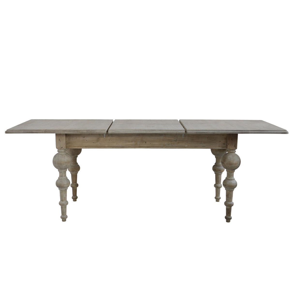 Table à rallonges Florence D563EXT, format 140 × 140 × 78 cm, vue officielle 2. Autres meubles et décoration vendus séparément.