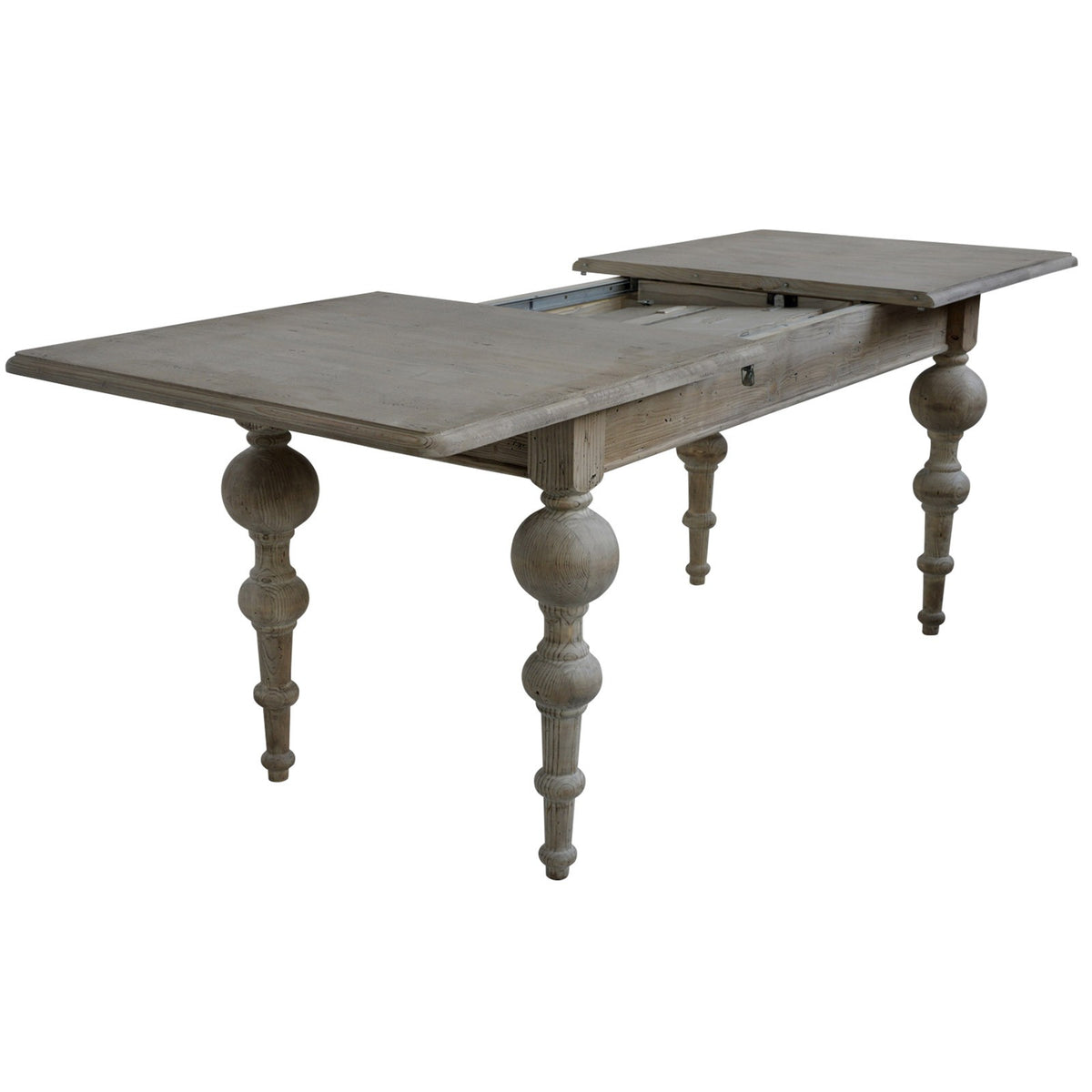 Table à rallonges Florence D563EXT, format 180 × 90 × 78 cm, vue officielle 3. Autres meubles et décoration vendus séparément.