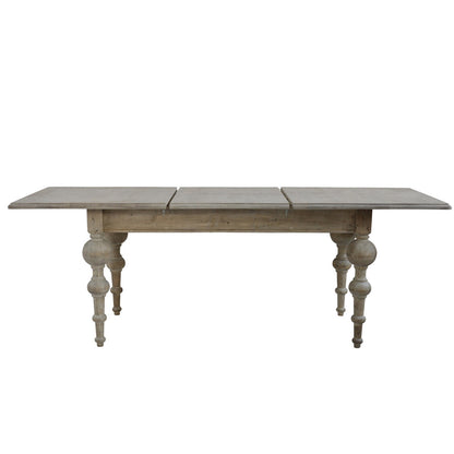 Table à rallonges Florence D563EXT, format 210 × 100 × 78 cm, vue officielle 4. Autres meubles et décoration vendus séparément.