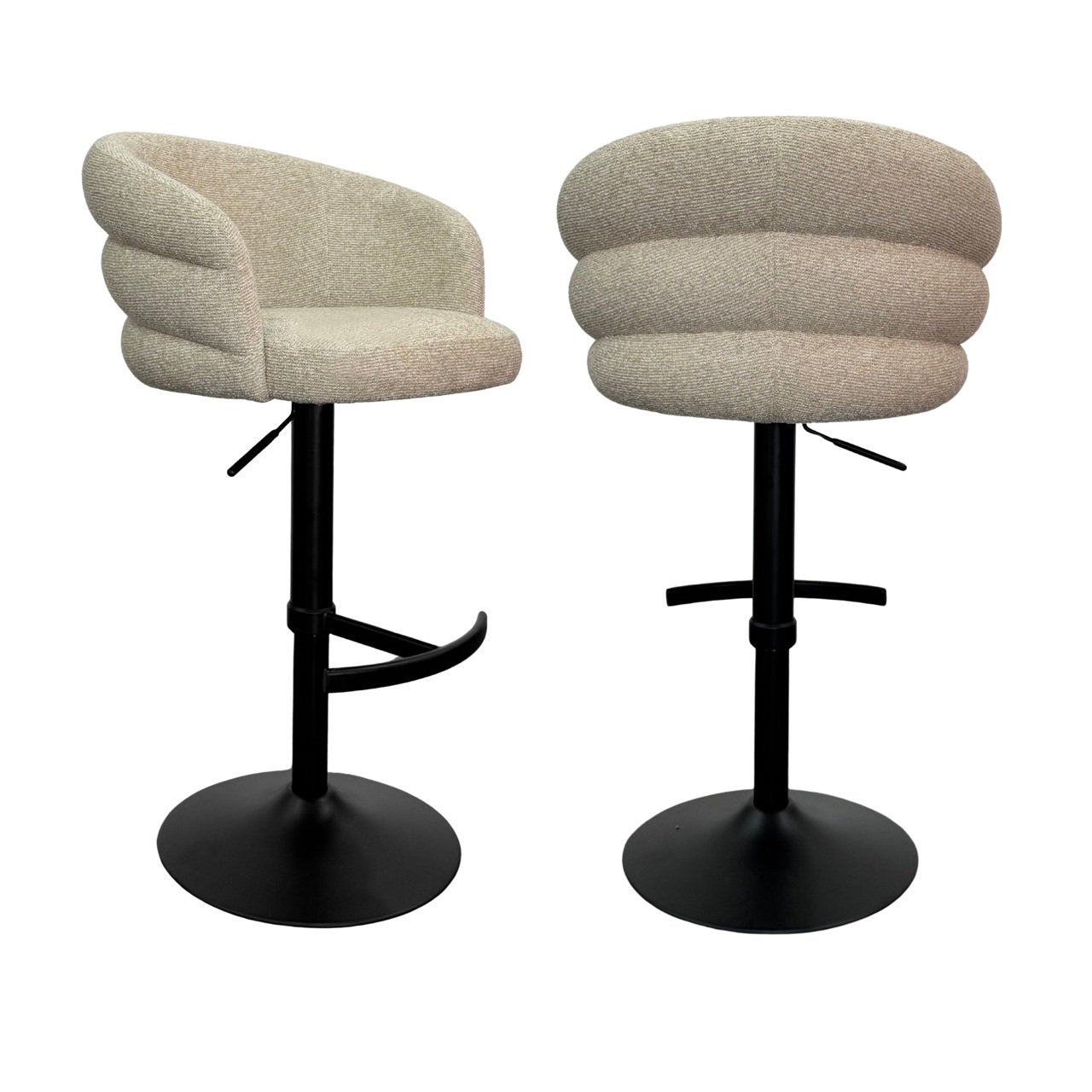 Bar stool Nikki biscotti swivel fire retardant