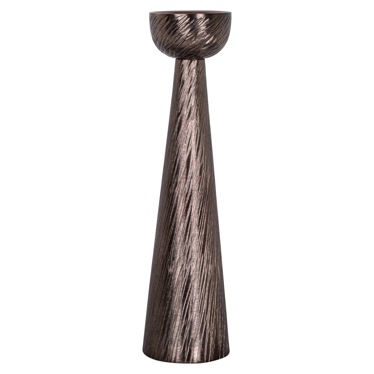 Candle holder Saphira smoke small