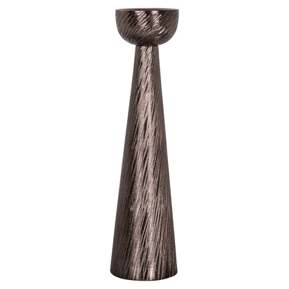 Candle holder Saphira smoke small