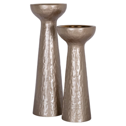 Candle holder Juana beige large