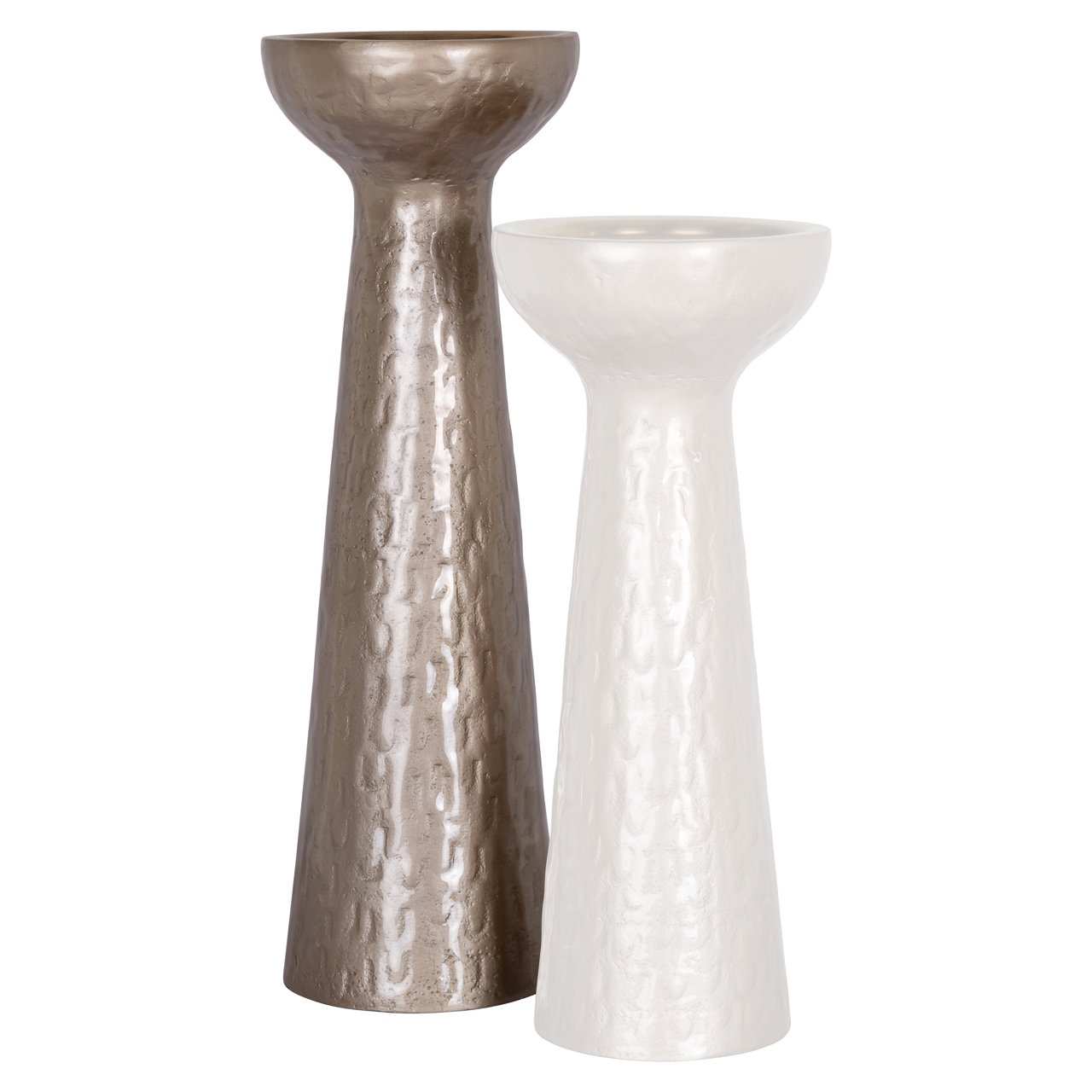 Candle holder Juana beige large