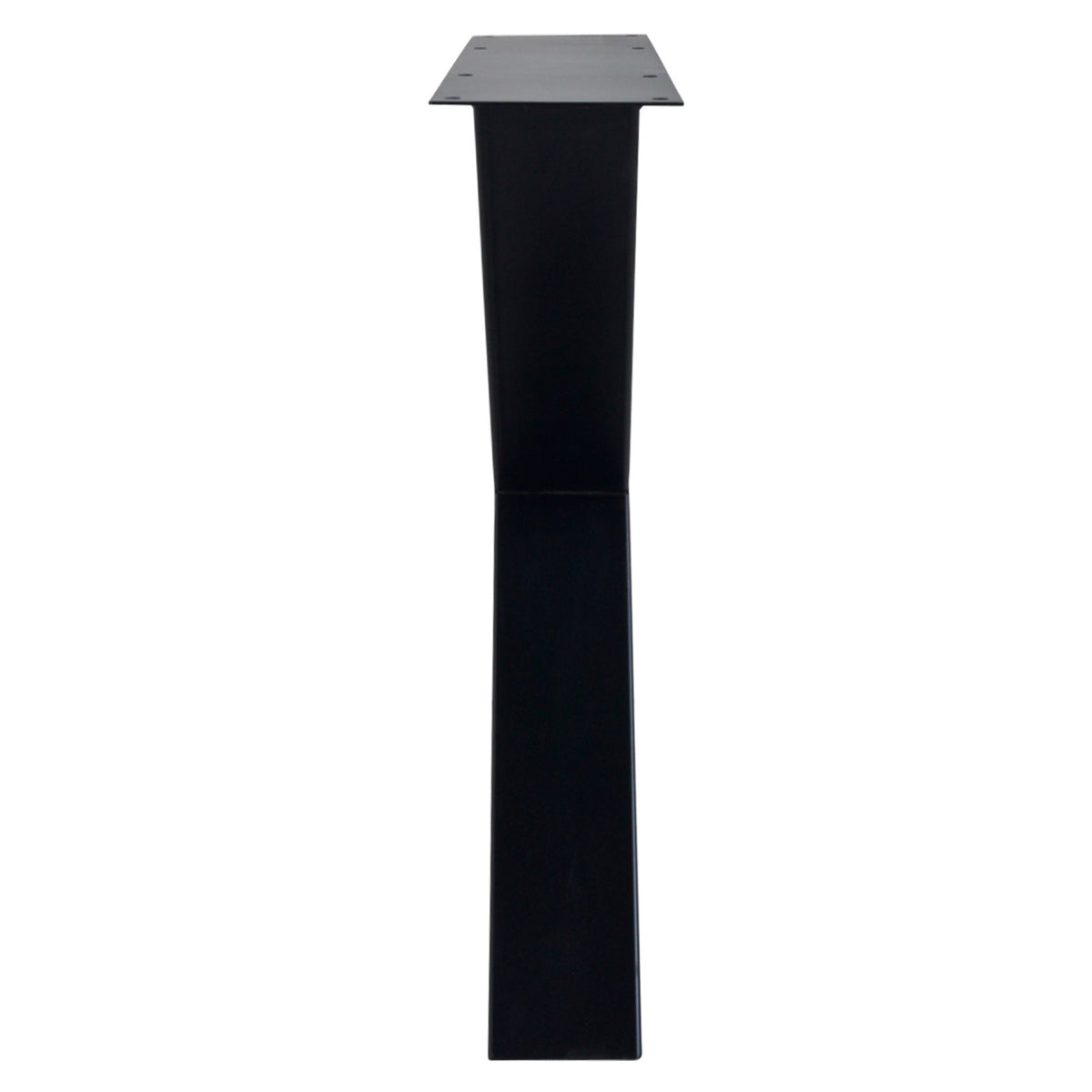 Pieds de table métalliques en X, lot de 2 LD811, format 89 x 74 (section metal 12x6 cm), vue officielle 2. Autres meubles et décoration vendus séparément.