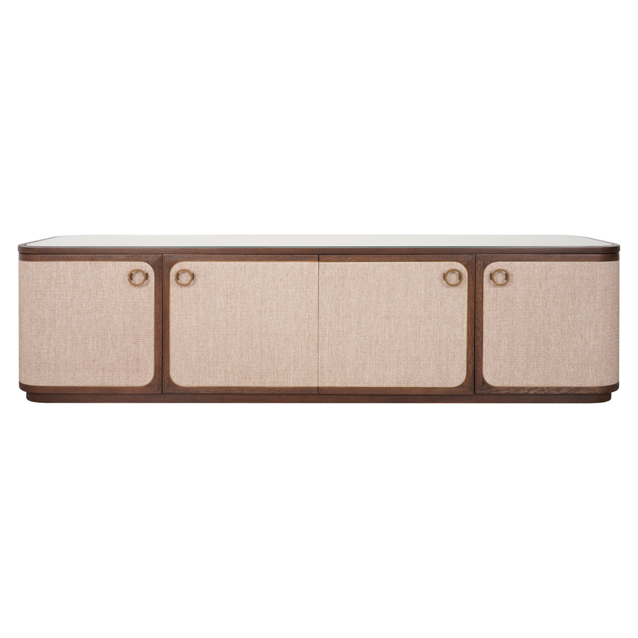 TV cabinet Willox brown 4-doors