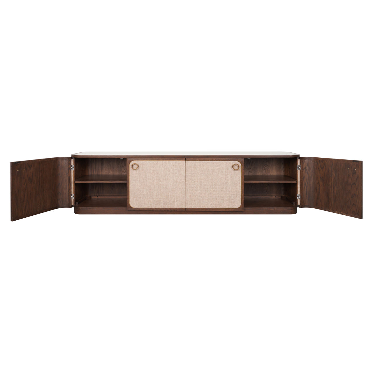 TV cabinet Willox brown 4-doors