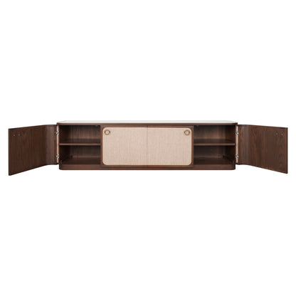 TV cabinet Willox brown 4-doors