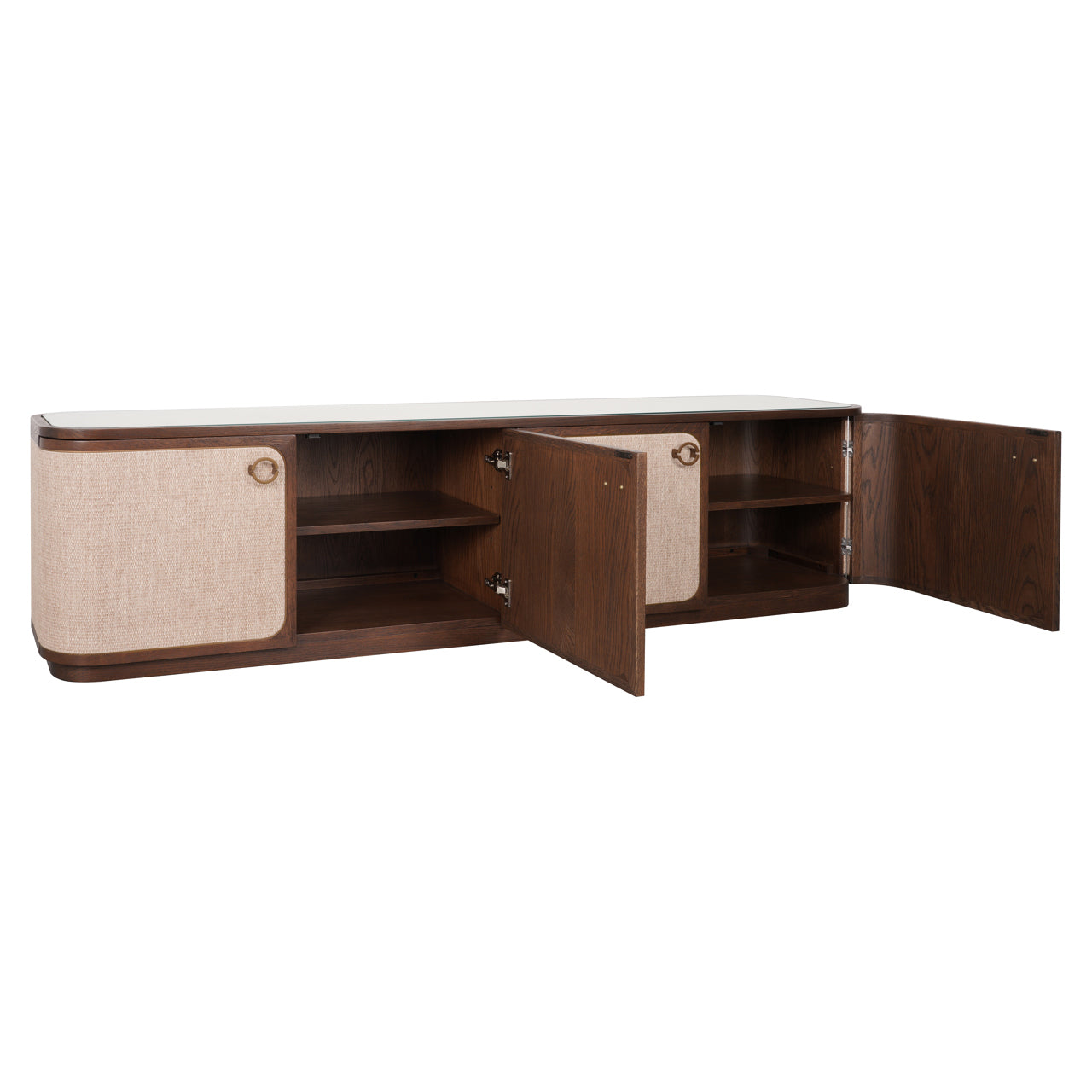 TV cabinet Willox brown 4-doors