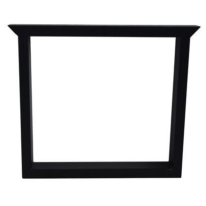 Pieds de table métalliques en U, lot de 2 LD798, format 85 x 74 (section metal 10x5 cm), vue officielle 1. Autres meubles et décoration vendus séparément.
