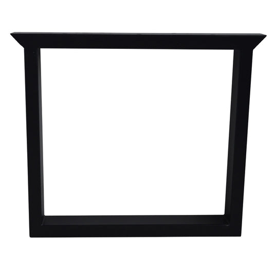 Pieds de table métalliques en U, lot de 2 LD798, format 85 x 74 (section metal 10x5 cm), vue officielle 1. Autres meubles et décoration vendus séparément.