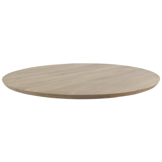 Plateau de table à chant biseauté CB, format 150 × 150 × 4 cm, vue officielle 1. Autres meubles et décoration vendus séparément.