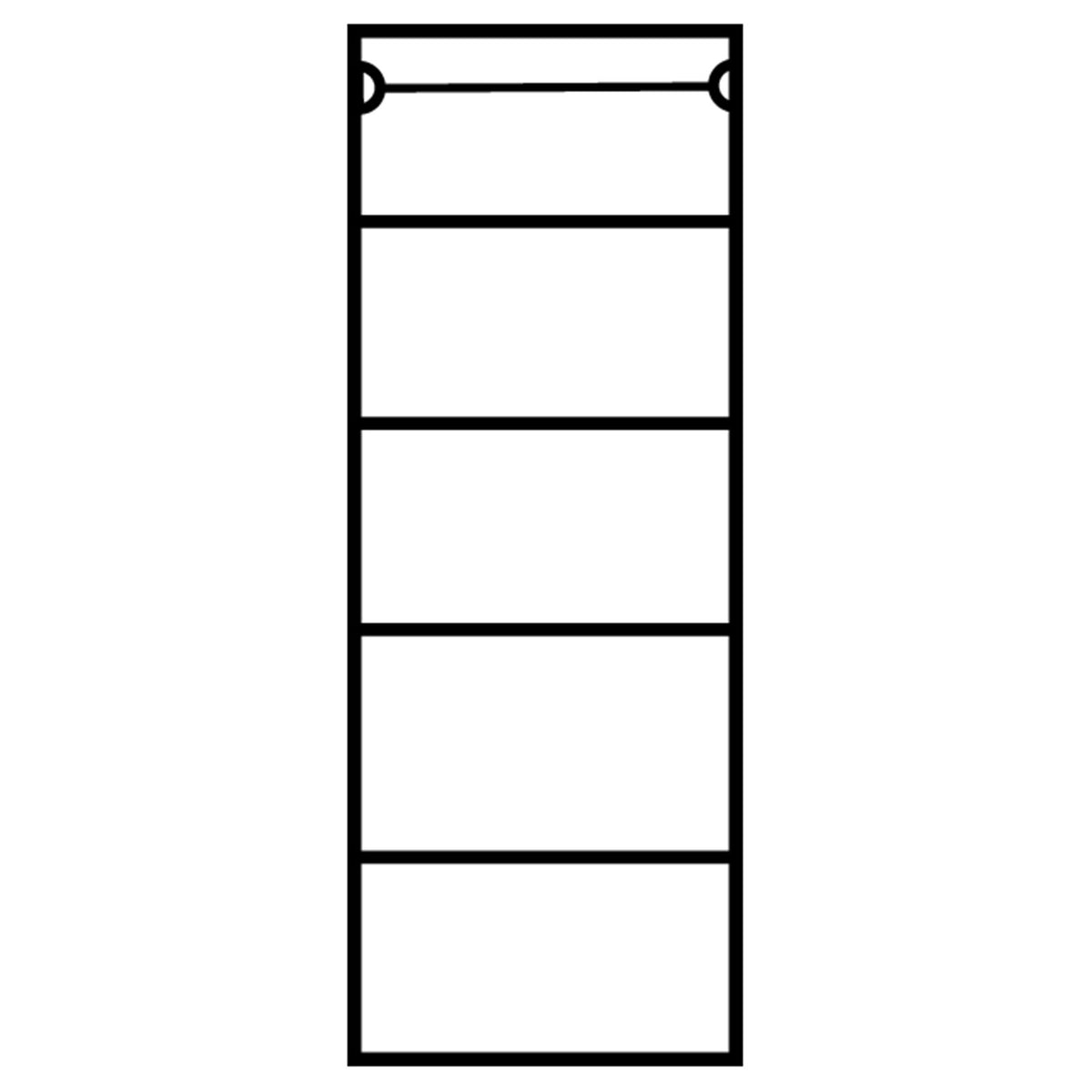 Armoire composable D520 en pin, version indépendante, vue fabricant 2. Les éventuels autres modules sont vendus séparément.