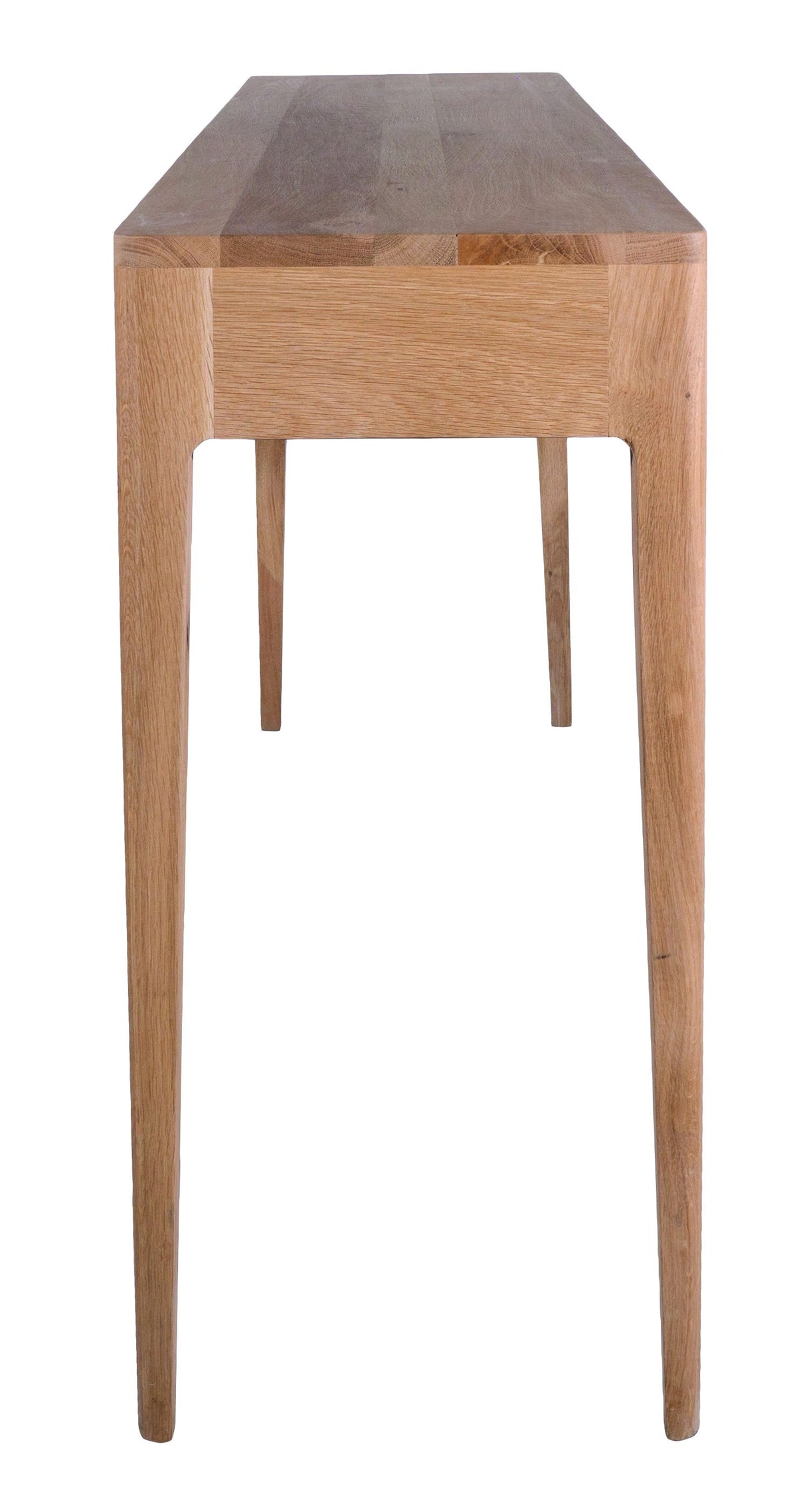 Console Ernest D883C en chêne, 2 tiroirs, 130 cm, vue complémentaire 3.