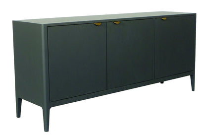 Buffet Ernest en pin D886, 180 × 45 × 80 cm, vue officielle 2. Autres meubles et décoration vendus séparément.
