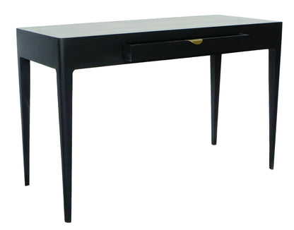 Bureau Ernest en pin D888, 120 × 52 × 77 cm, vue officielle 6. Autres meubles et décoration vendus séparément.