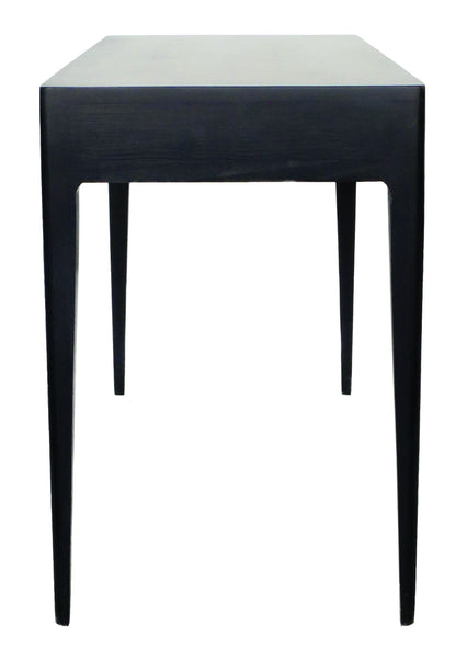 Bureau Ernest en pin D888, 120 × 52 × 77 cm, vue officielle 7. Autres meubles et décoration vendus séparément.
