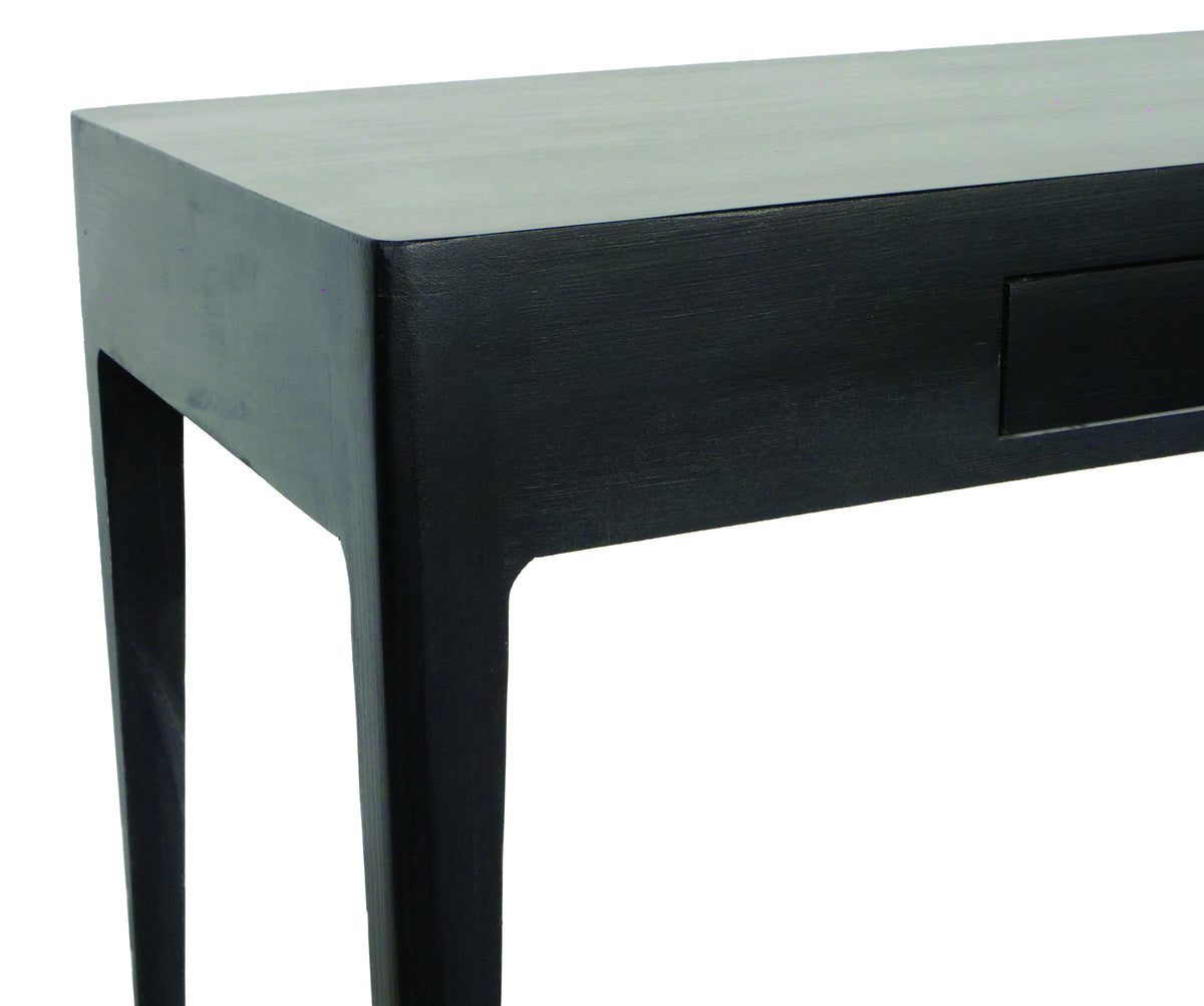 Bureau Ernest en pin D888, 120 × 52 × 77 cm, vue officielle 8. Autres meubles et décoration vendus séparément.