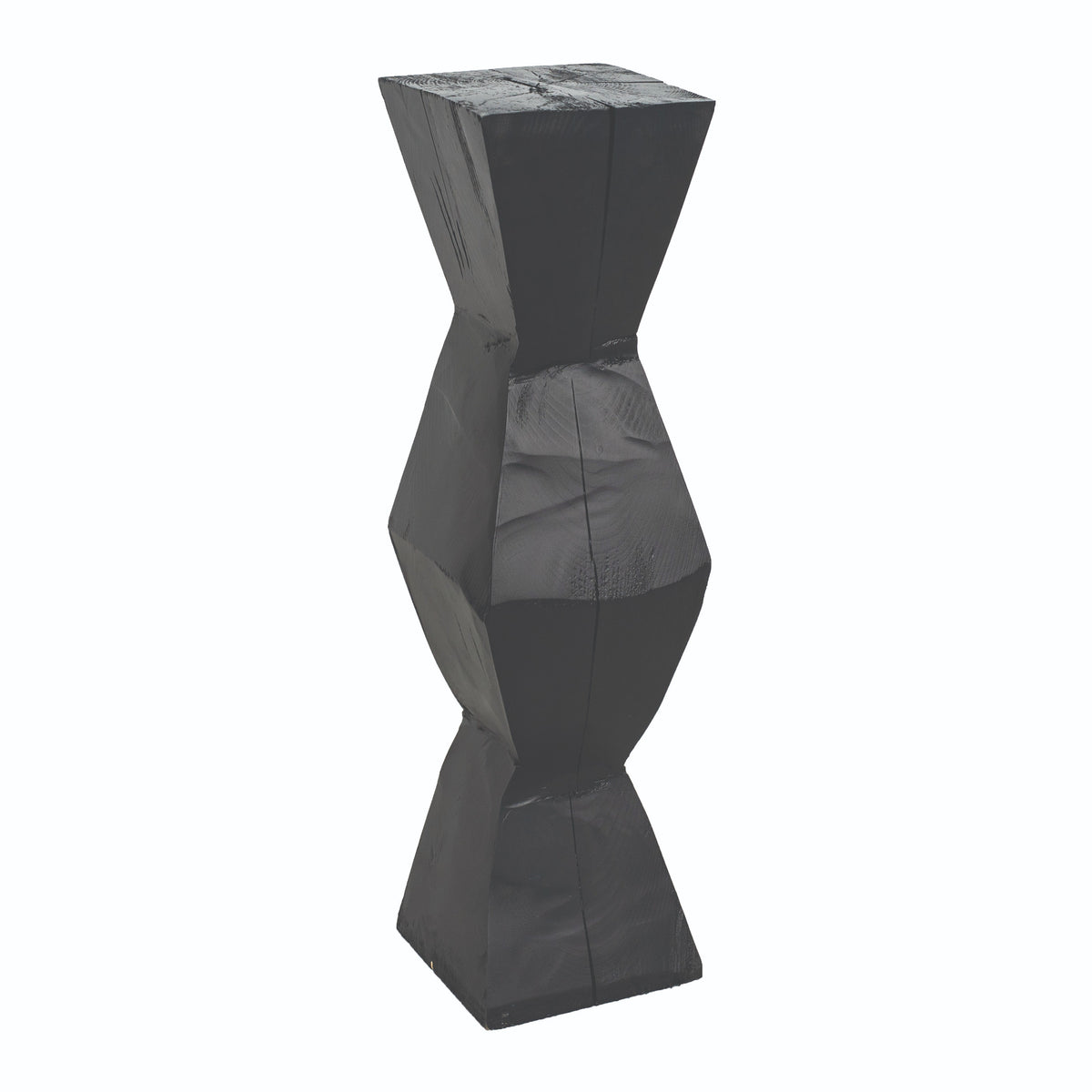 Colonne en pin, hauteur 83 cm COL80, 22 × 22 × 83 cm, vue officielle 3. Autres meubles et décoration vendus séparément.