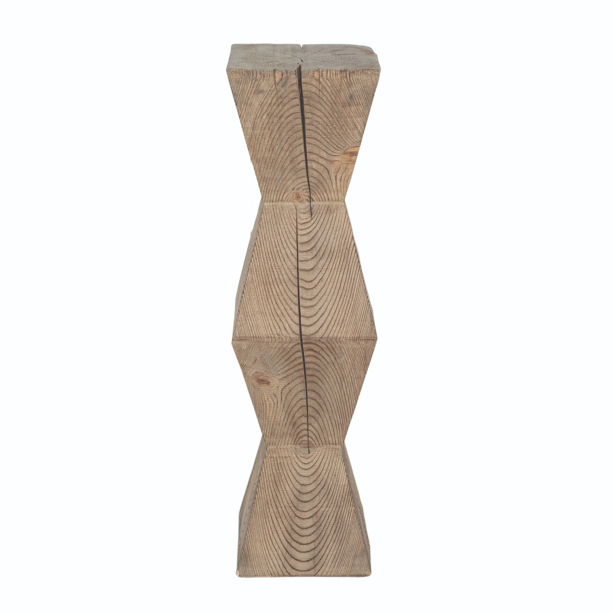 Colonne en pin, hauteur 120 cm COL120, 22 × 22 × 120 cm, vue officielle 2. Autres meubles et décoration vendus séparément.